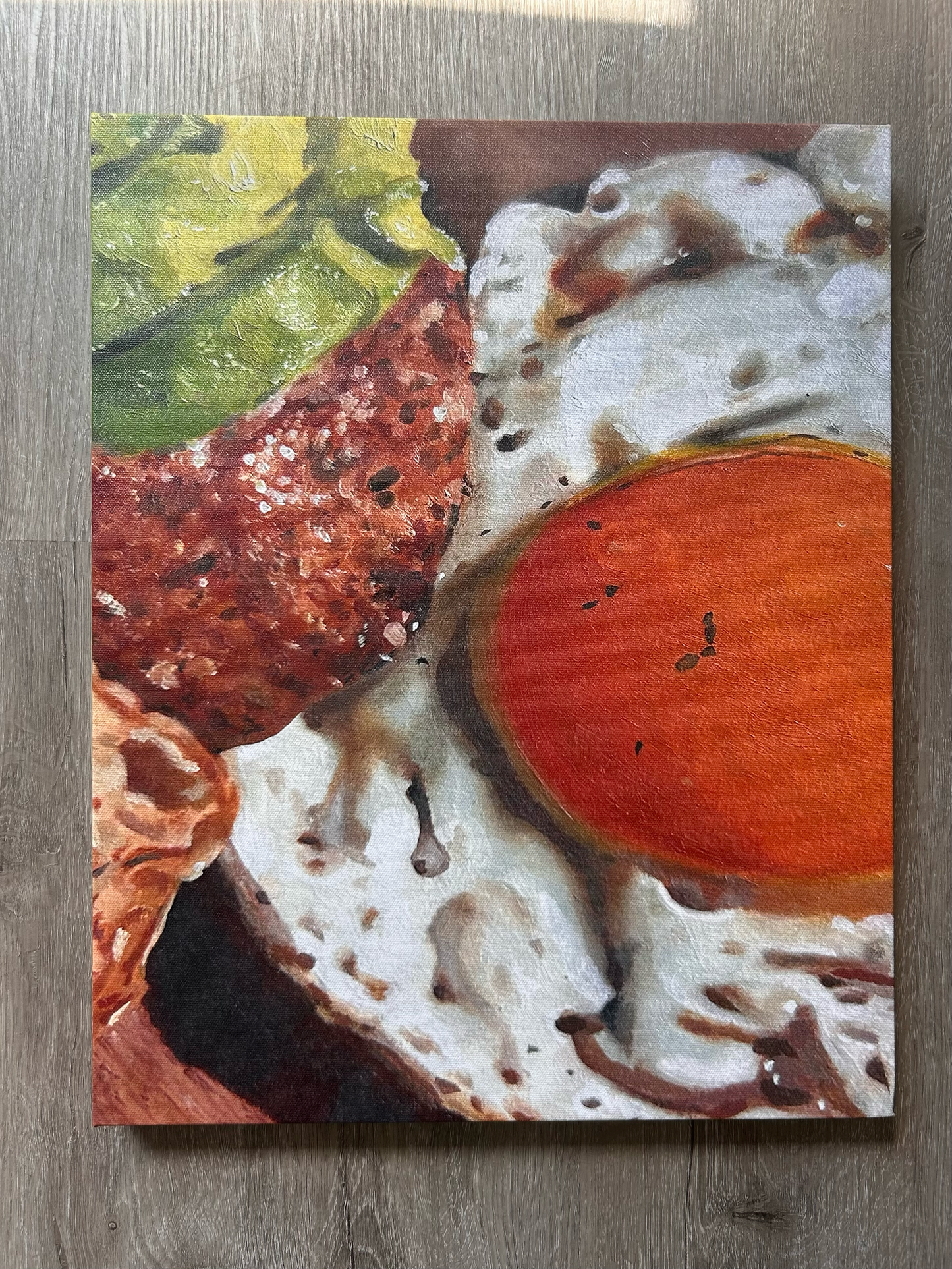 toast to a new day on canvas