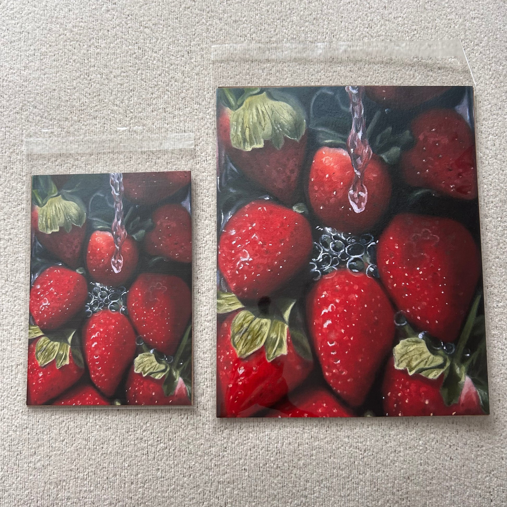 oil painting of strawberries, food oil painting, realism, food art, fruit painting, wall art, kitchen painting